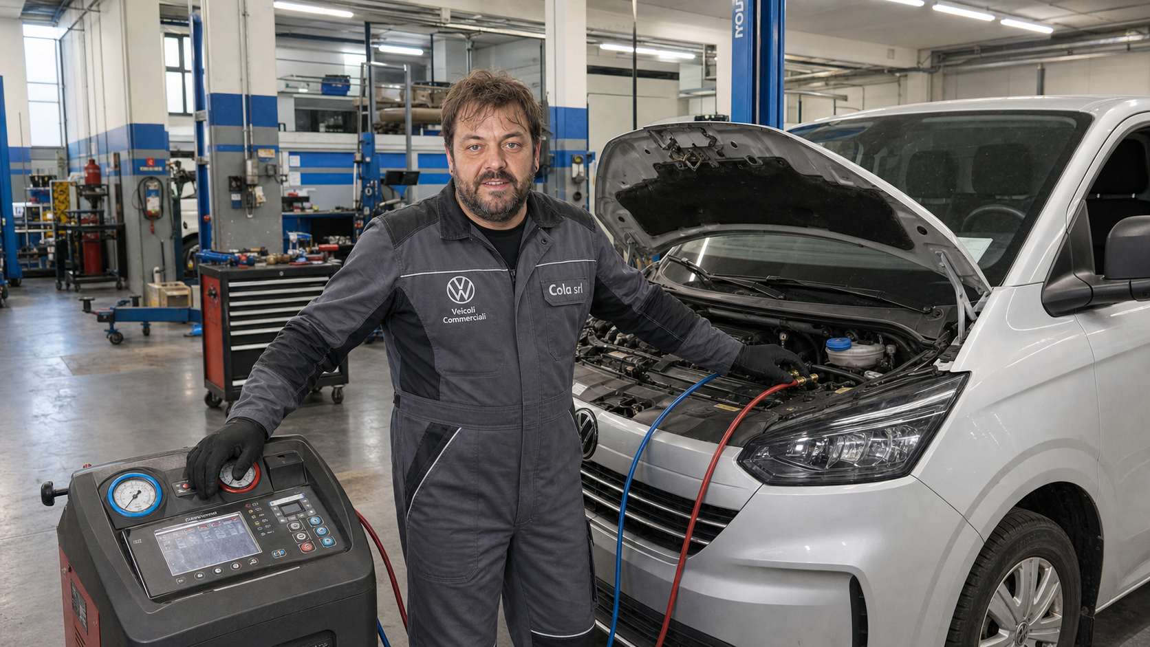 Assistenza Cola Srl su un Volkswagen Veicoli Commerciali